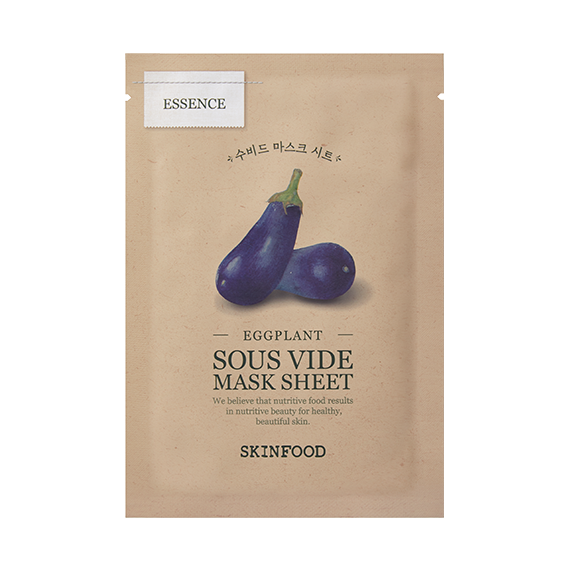 [Moisturizing and soothing] Sous Vide Mask Sheet (Eggplant)