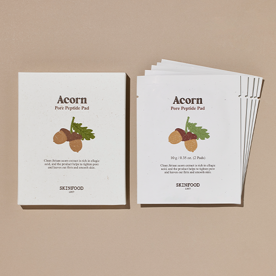 [Travel Acorn Pore Pad] Acorn Pore Peptide Pad Set (2 sheets x 5 sheets/Portable)