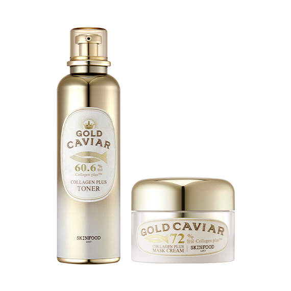 Gold Caviar Collagen Plus Toner + Cream