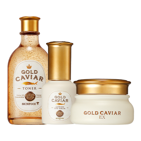 Gold Caviar EX Toner+Cream+Eye Serum
