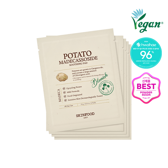 [Employees] Potato Madecassoside Soothing Pad Set (2 sheets x 5 sheets/Portable)