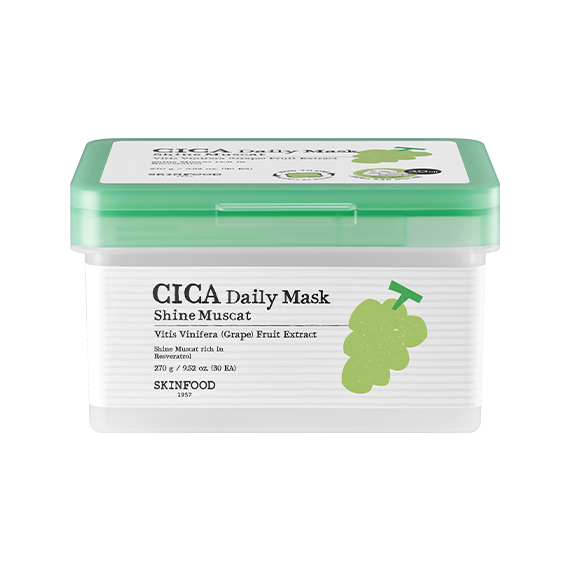 [NEW/Gyeolcare] Shine Muscat Cica Daily Mask (30 sheets)