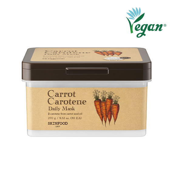 [Moisture soothing] Carrot Carotene Daily Mask (30 sheets)