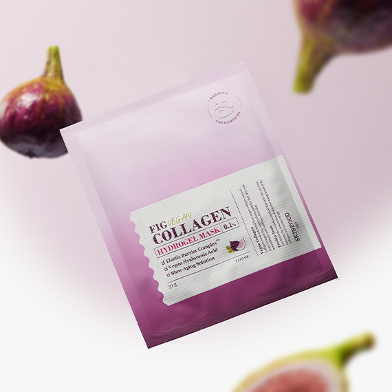 [NEW/Collagen Mask] Fig Vegan Collagen Gel Mask Pack 5pcs