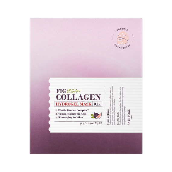 [NEW/Collagen Mask] Fig Vegan Collagen Gel Mask Pack 5pcs