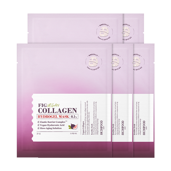 [NEW/Collagen Mask] Fig Vegan Collagen Gel Mask Pack 5pcs