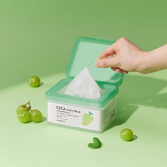 [NEW/Gyeolcare] Shine Muscat Cica Daily Mask (30 sheets)