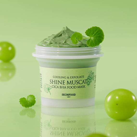 [Smooth soothing] Shine Muscat Cica Baja Food Mask (120g)