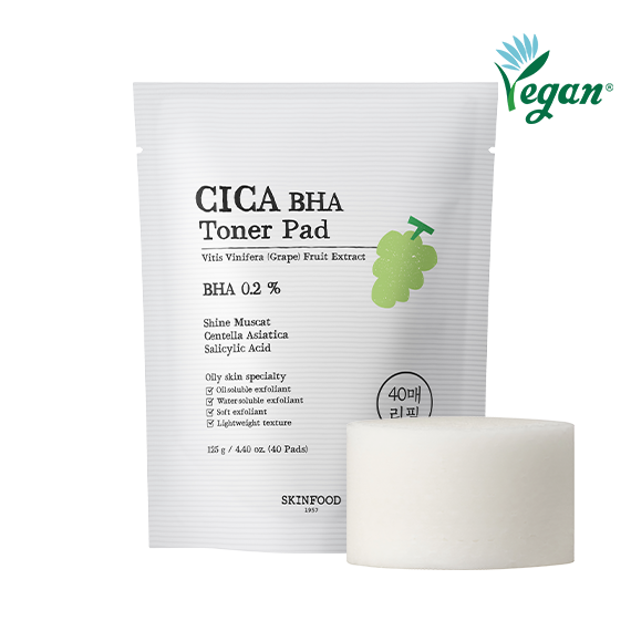 [Smooth Care/Refill] Shine Muscat Cica Baja Toner Pad Refill (40 sheets)