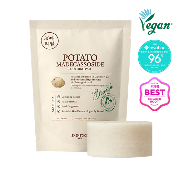 Potato Madecassoside Soothing Pad (30 sheets)