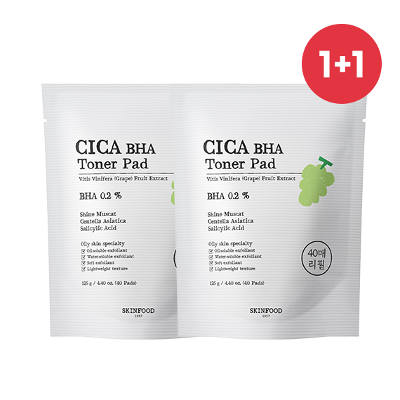 [1+1] Shine Muscat Cica Baja Toner Pad Refill (40 sheets)