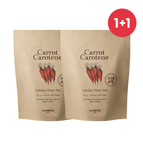 [1+1] Carrot Carotene Calming Water Pad Refill 30 Sheets