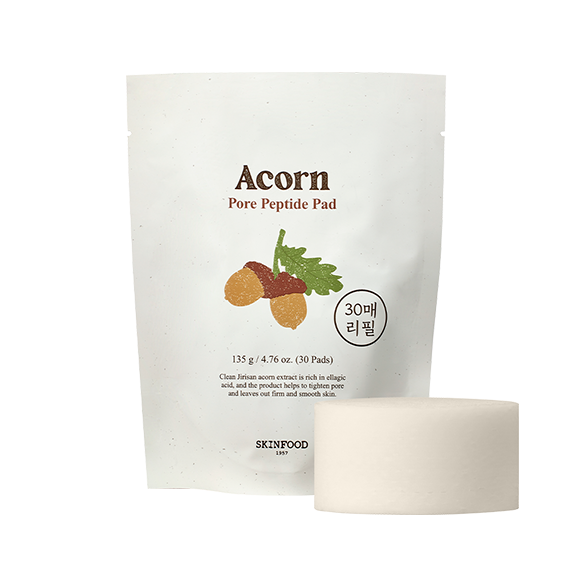 [1+1] Acorn Pore Peptide Pad Refill 30 Sheets