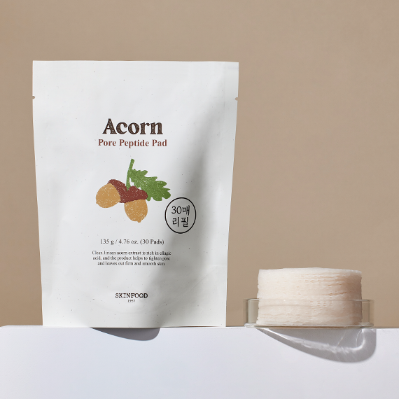 [1+1] Acorn Pore Peptide Pad Refill 30 Sheets