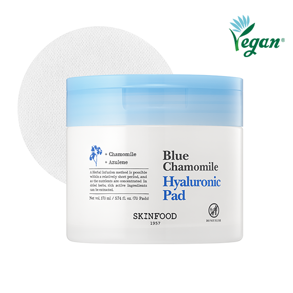 [48H Special Sale] Blue Chamomile Hyaluronic Pad (170ml, 70 sheets)